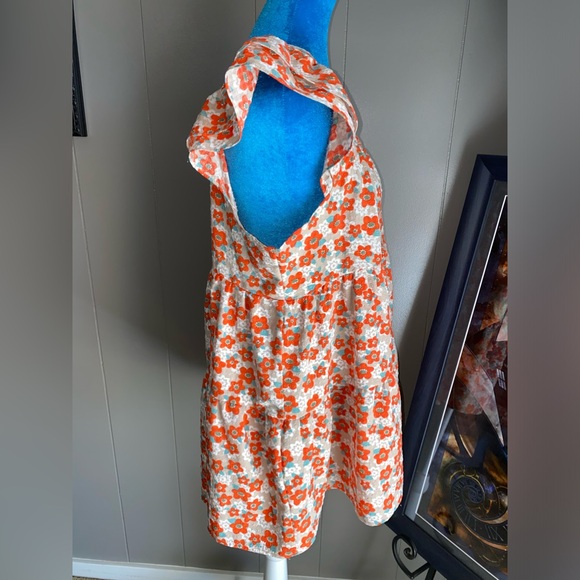 ENTRO square neck floral mini dress. - Picture 6 of 12